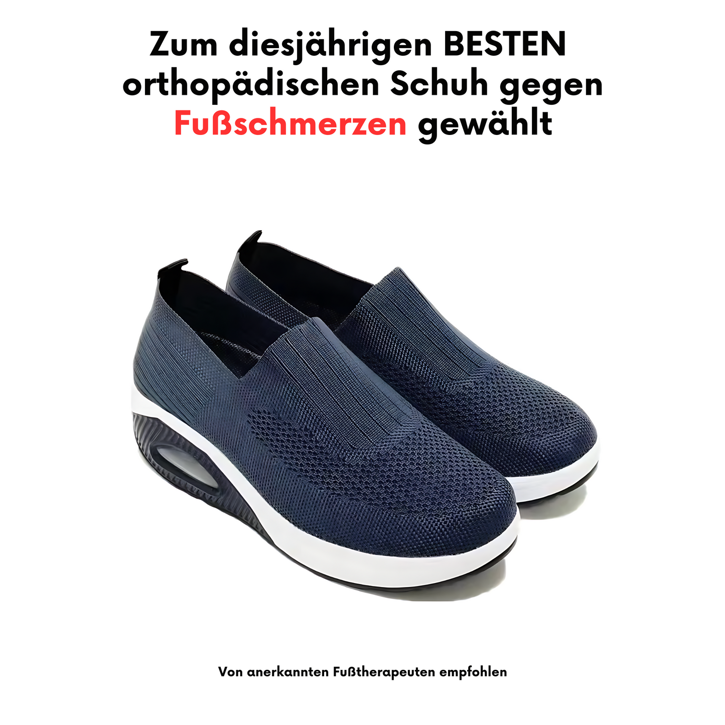 "Komfortable slip-on sneakers til kvinder, støttende og åndbare i flere farver, ergonomisk design og skridsikker sål."