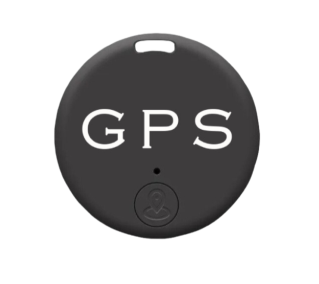 "Kompakt GPS tracker med magnetisk base, sort diskret design, sikrer bilovervågning og realtidssporing."