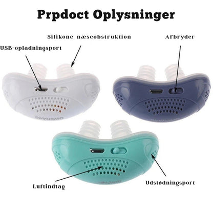 "Kompakt mikro CPAP-enhed, BreatheEasy, letvægts og diskret, ideel til forbedret søvn og problemfri vejrtrækning."