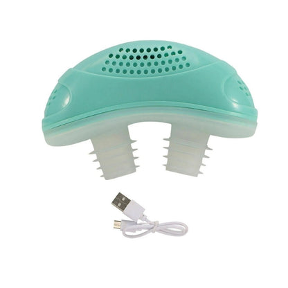 "Kompakt mikro CPAP-enhed, BreatheEasy, letvægts og diskret, ideel til forbedret søvn og problemfri vejrtrækning."