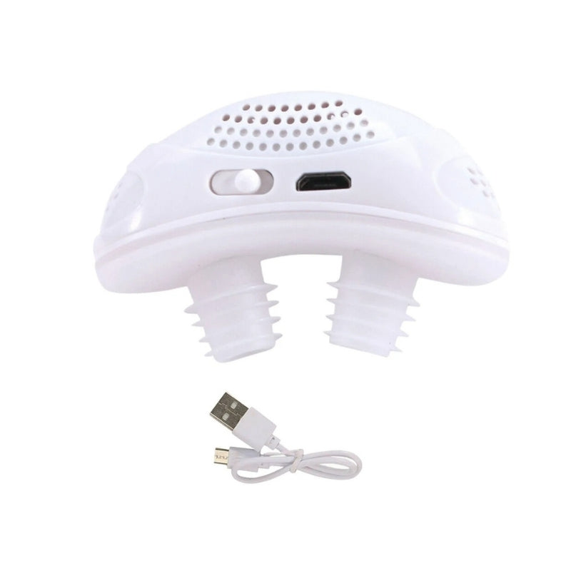 "Kompakt mikro CPAP-enhed, BreatheEasy, letvægts og diskret, ideel til forbedret søvn og problemfri vejrtrækning."