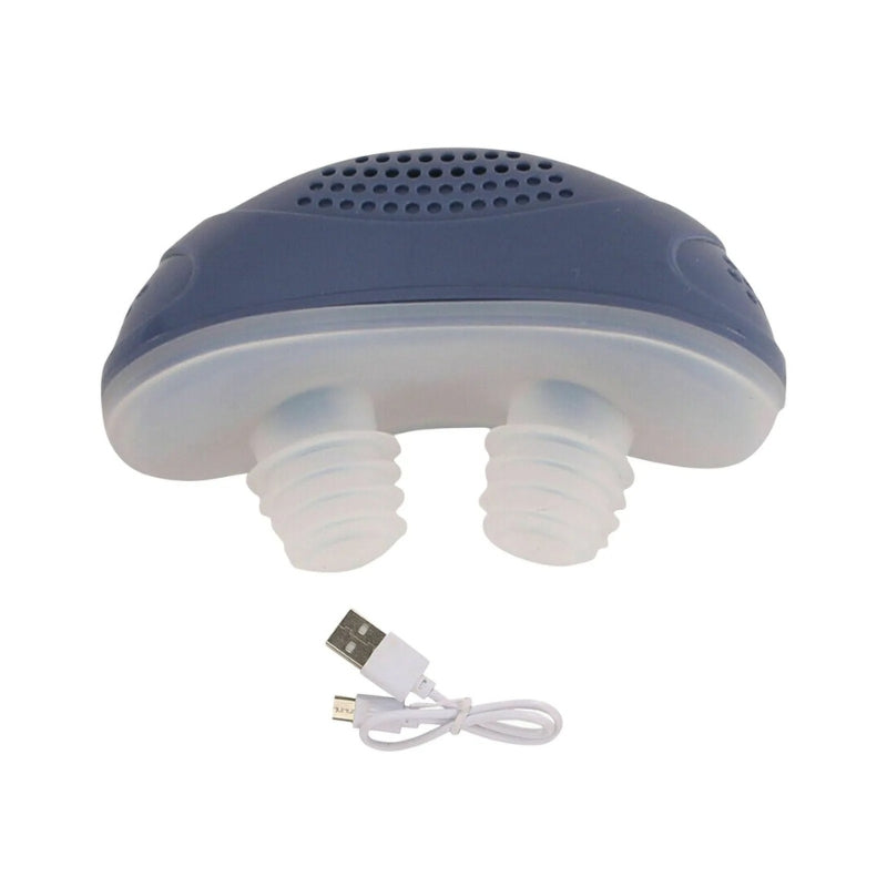 "Kompakt mikro CPAP-enhed, BreatheEasy, letvægts og diskret, ideel til forbedret søvn og problemfri vejrtrækning."