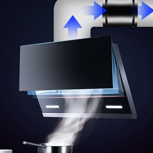 "Kraftig udsugningsventilator i hvid, seks-bladet design, forbedrer luftkvalitet og er støjsvag, perfekt til hjemmet"