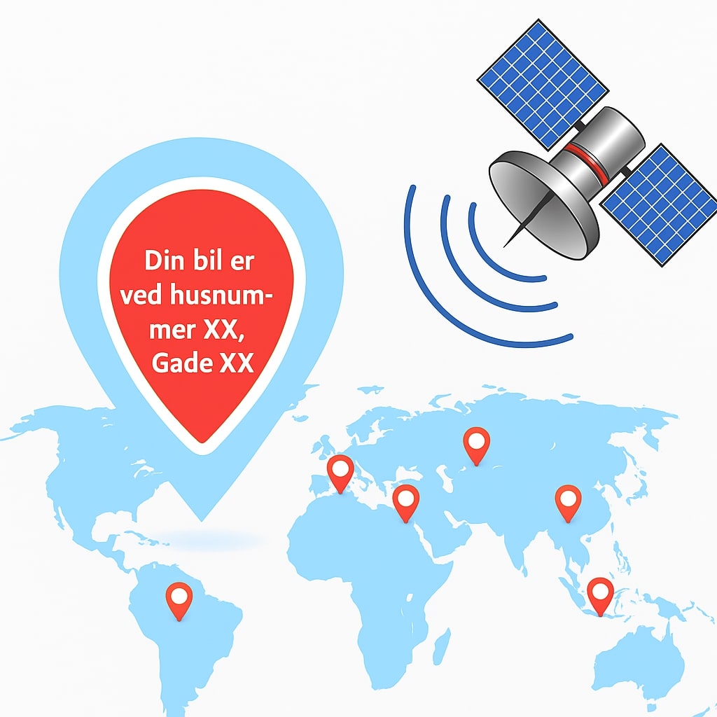 "Magnetisk bil GPS-tracker, kompakt design, diskret under bilen, sikrer realtidsovervågning og øget sikkerhed."