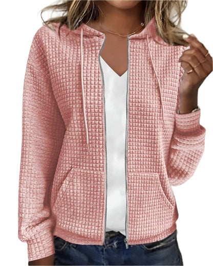 "Moderne damesweater i tidløst design med rund halsudskæring og blød inderside, perfekt til sport og afslapning."