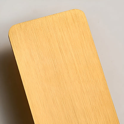 "Moderne LED væglampe med slankt rektangulært design, børstet grå finish, op- og nedadgående lys til stilfuld indretning."