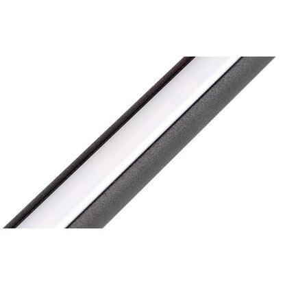 "Moderne sort aluminium LED væglampe 90cm, justerbar, med økonomisk lys og stilfuldt design til moderne indretninger"