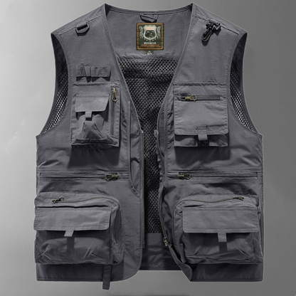 Oliver cargo vest i moderne design med multifunktionelle lommer, lynlåslukning, perfekt til udendørsaktiviteter.