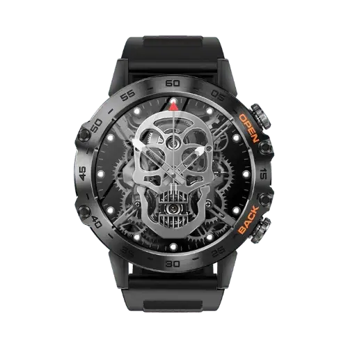 "Robust smartwatch med GPS, sundhedsovervågning, Bluetooth, IP67-vandtæt, metalhus, i forskellige farver"