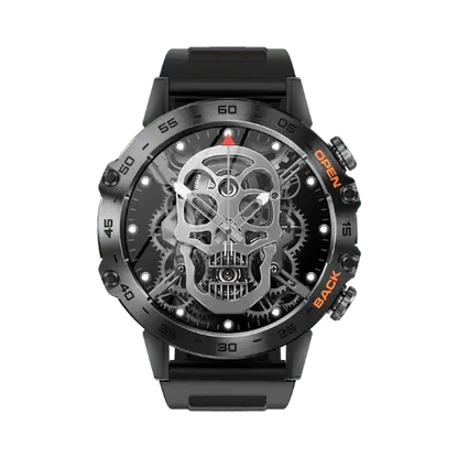 "Robust smartwatch med GPS, sundhedsovervågning, Bluetooth, IP67-vandtæt, metalhus, i forskellige farver"