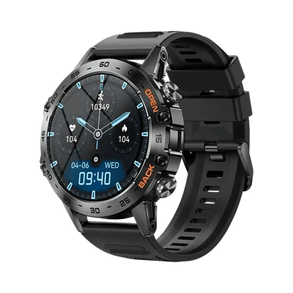 "Robust smartwatch med GPS, sundhedsovervågning, Bluetooth, IP67-vandtæt, metalhus, i forskellige farver"