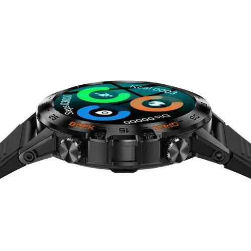 "Robust smartwatch med GPS, sundhedsovervågning, Bluetooth, IP67-vandtæt, metalhus, i forskellige farver"