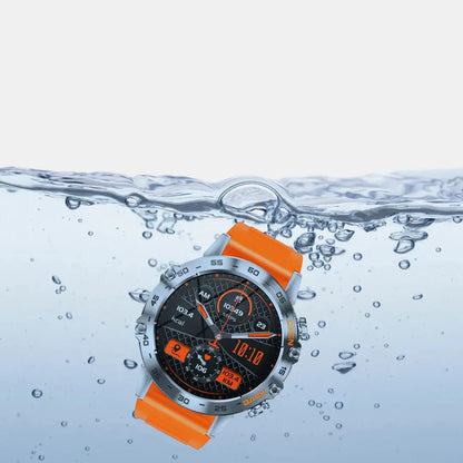 "Robust smartwatch med GPS, sundhedsovervågning, Bluetooth, IP67-vandtæt, metalhus, i forskellige farver"