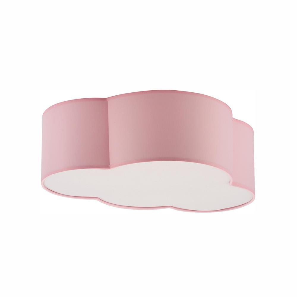 Rosa Cloud Plafond Ø41 loftlampe, skydesign, spreder blødt lys, dekorativ belysning, egnet til værelser, Ø41 cm diameter.