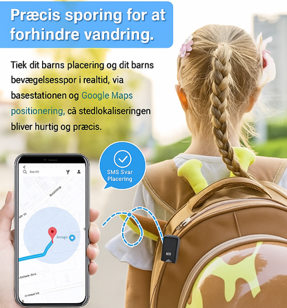 "Sort, kompakt GPS-tracker med magnetisk design til realtidspositionering og lydoptagelse, perfekt til biler og cykler."