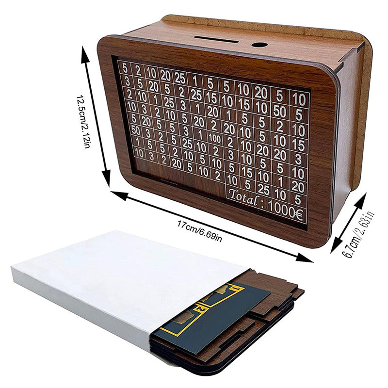 "Sparegris med digitalt display, lommeregnerdesign, plads til mønter og sedler, hjem og dekoration, sjov og lærerig sparegris