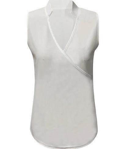 "Stilfuld, ærmeløs monokrom top til hverdag med elegant design og behagelig pasform, der fremhæver figuren."