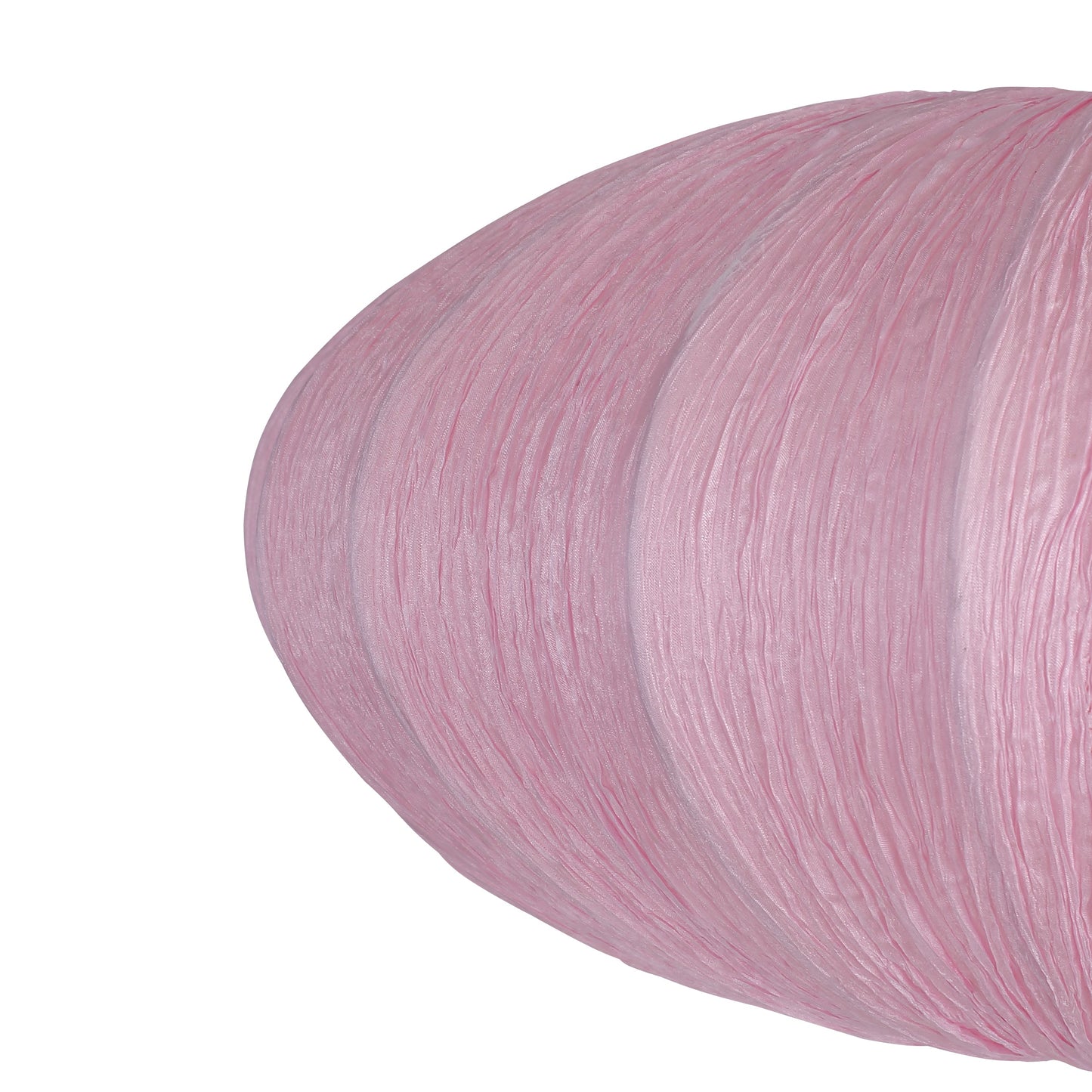 Stilfuld Alcazar pendel Ø50 i rosé, elegant tekstiloverflade, blødt lys, moderne belysning for hjemmet.