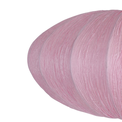 Stilfuld Alcazar pendel Ø50 i rosé, elegant tekstiloverflade, blødt lys, moderne belysning for hjemmet.