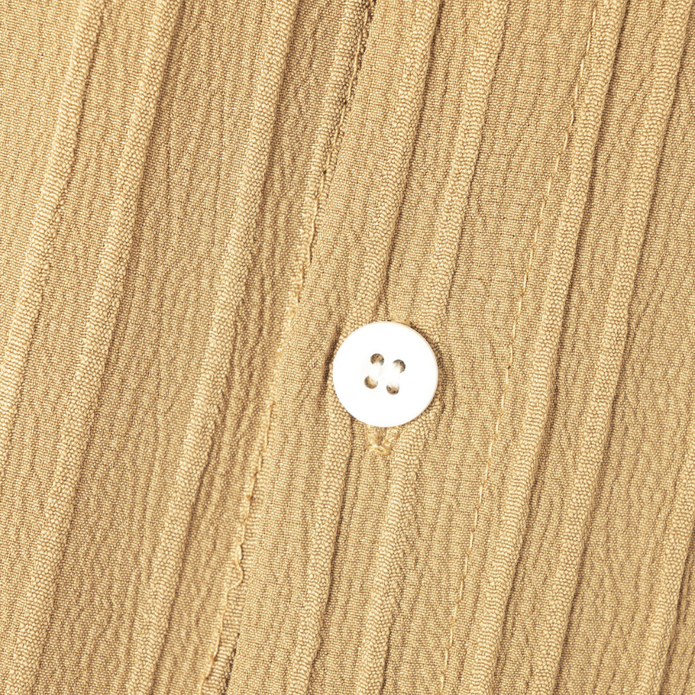 "Stilfuld khaki poloshirt til mænd, raffineret design, perfekt pasform, let og åndbart materiale"