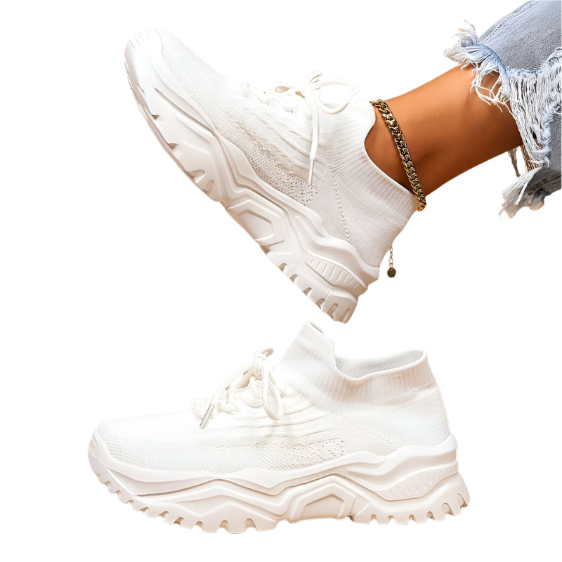 "Stilfulde ortopædiske sneakers til kvinder med moderne design og ekstra svangstøtte, ideelle til daglig komfort."