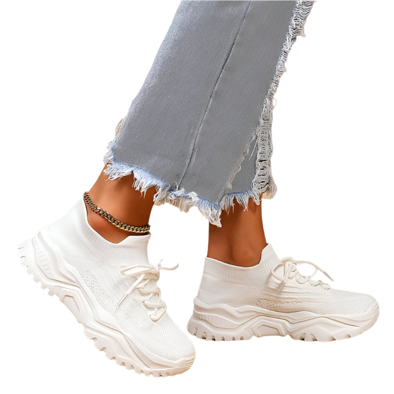 "Stilfulde ortopædiske sneakers til kvinder med moderne design og ekstra svangstøtte, ideelle til daglig komfort."