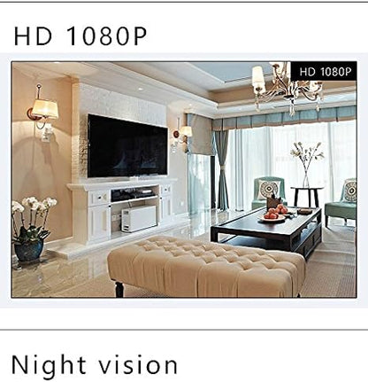 "Trådløst HD overvågningskamera med 1080P opløsning, vejrbestandigt design til indendørs og udendørs sikkerhed."