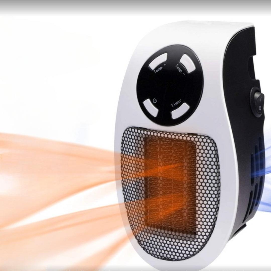 Transportabel varmer med fjernbetjening, kompakt design, LED-display; hurtig jævn varmefordeling, ideel til små rum.
