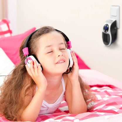 Transportabel varmer med fjernbetjening, kompakt design, LED-display; hurtig jævn varmefordeling, ideel til små rum.