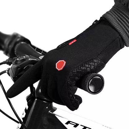 "Vandafvisende unisex touchscreen vinterhandsker i flere farver med blødt, isolerende indre og anti-slip silikone."