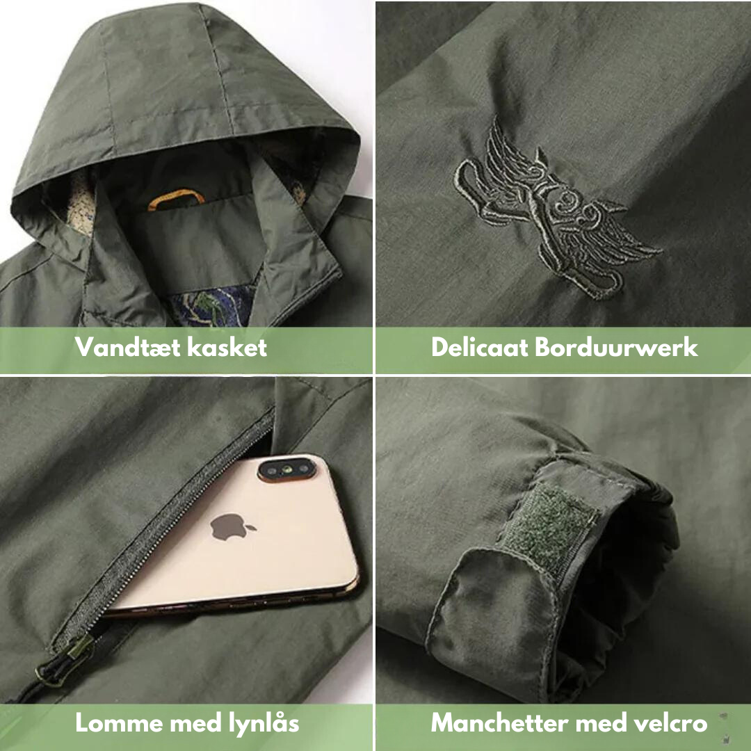 Vindtæt letvægt outdoor jakke til kvinder, med hætte i flere farver, perfekt til udendørs aktiviteter og eventyr.