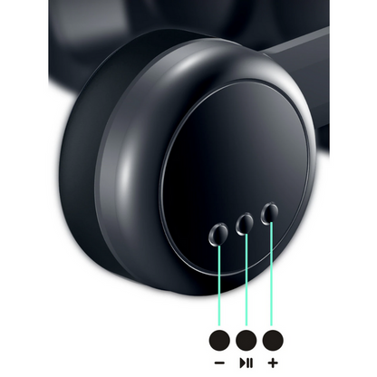 "VR-briller med bred skærm og integrerede hovedtelefoner for en fordybende 3D-lydoplevelse, perfekt til gaming."